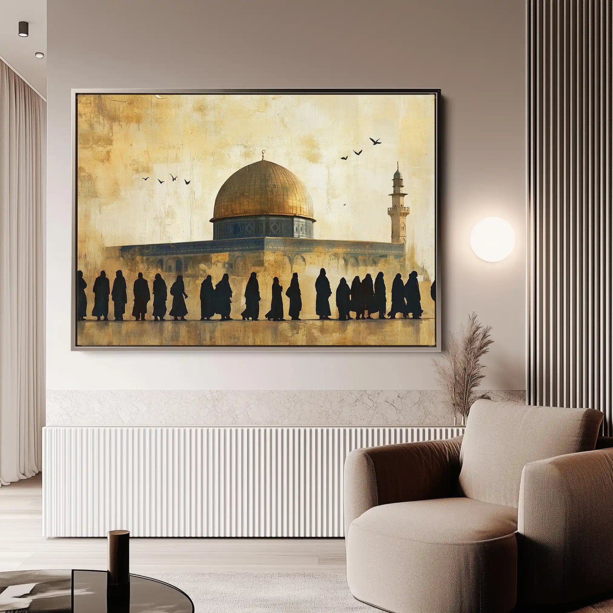 Palestine 091 Canvas Art 90 x 60 cm / Stretched on hidden frame