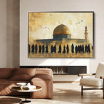 Palestine 091 Canvas Art 90 x 60 cm / Stretched on hidden frame