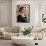 Portrait 091 Canvas Art 90 x 60 cm / Stretched on hidden frame