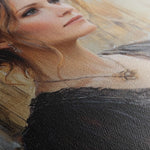 Portrait 091 Canvas Art 90 x 60 cm / Stretched on hidden frame