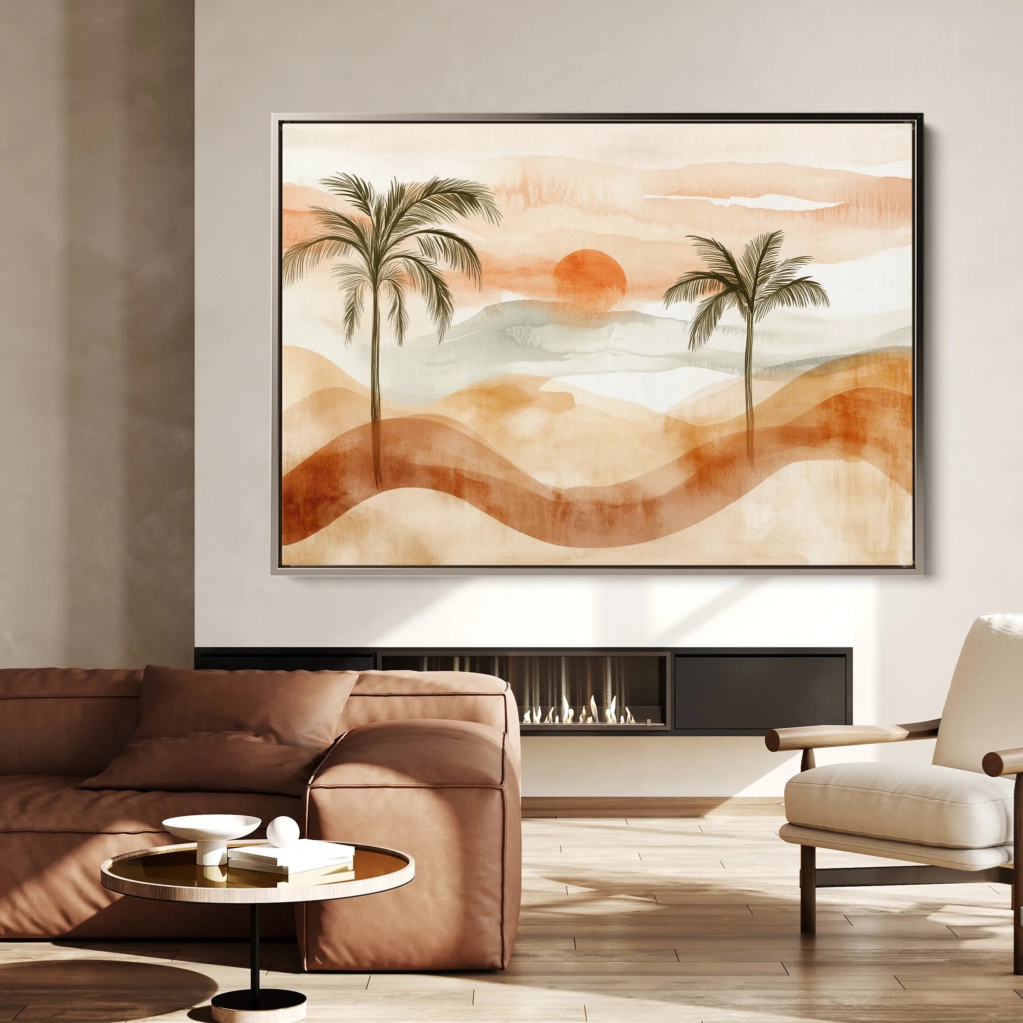 Boho Canvas Wall Art WAD092-BH 90 x 60 cm / Stretched on hidden frame