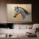 Horses 092 Canvas Art 90 x 60 cm / Stretched on hidden frame