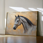 Horses 092 Canvas Art 90 x 60 cm / Stretched on hidden frame