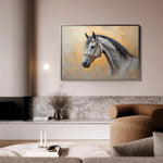Horses 092 Canvas Art 90 x 60 cm / Stretched on hidden frame