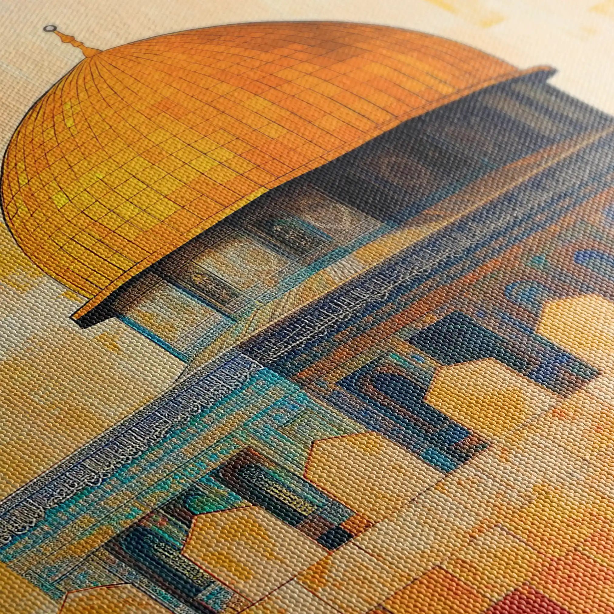 Palestine 092 Canvas Art 90 x 60 cm / Stretched on hidden frame