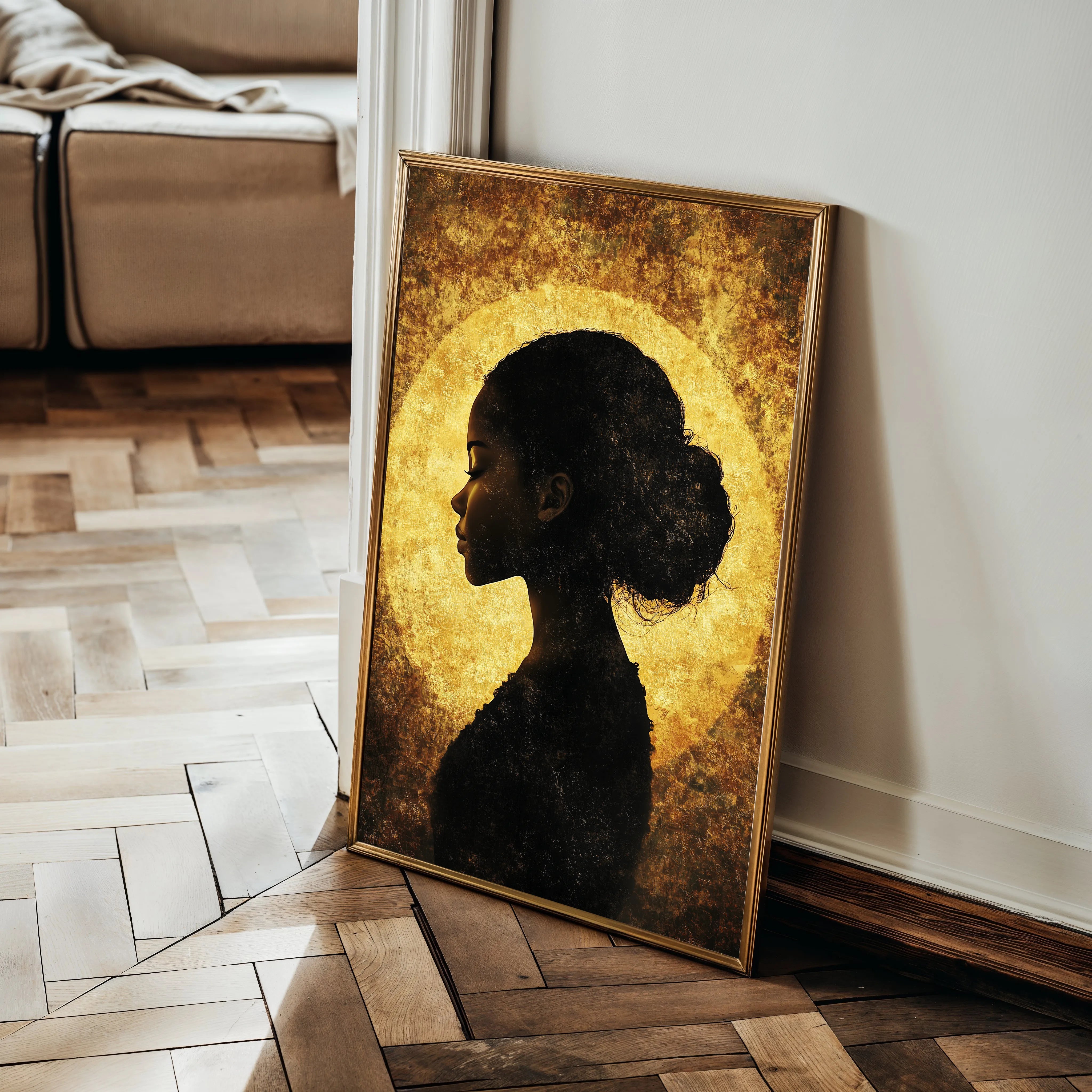Portrait Canvas Wall Art WAD092-P 90 x 60 cm / Stretched on hidden frame