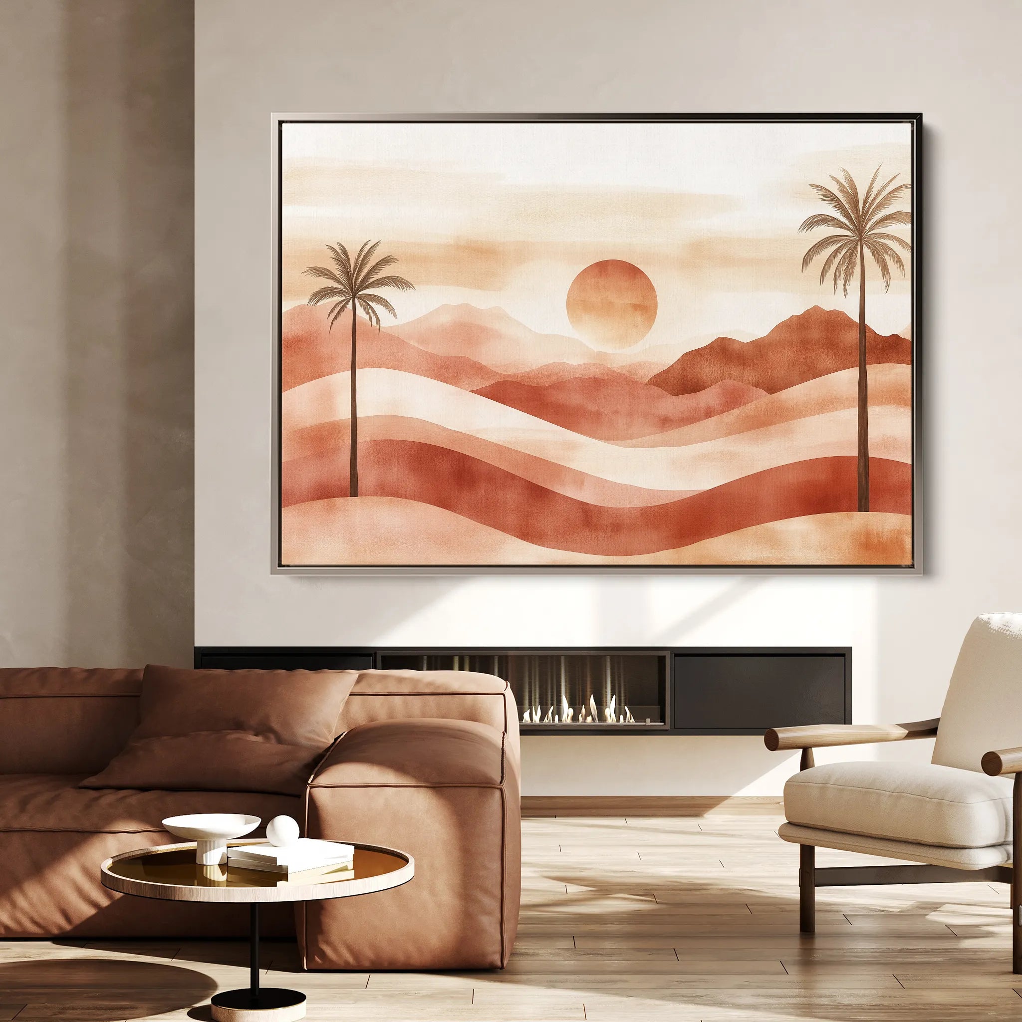 Boho Canvas Wall Art WAD093-BH 90 x 60 cm / Stretched on hidden frame