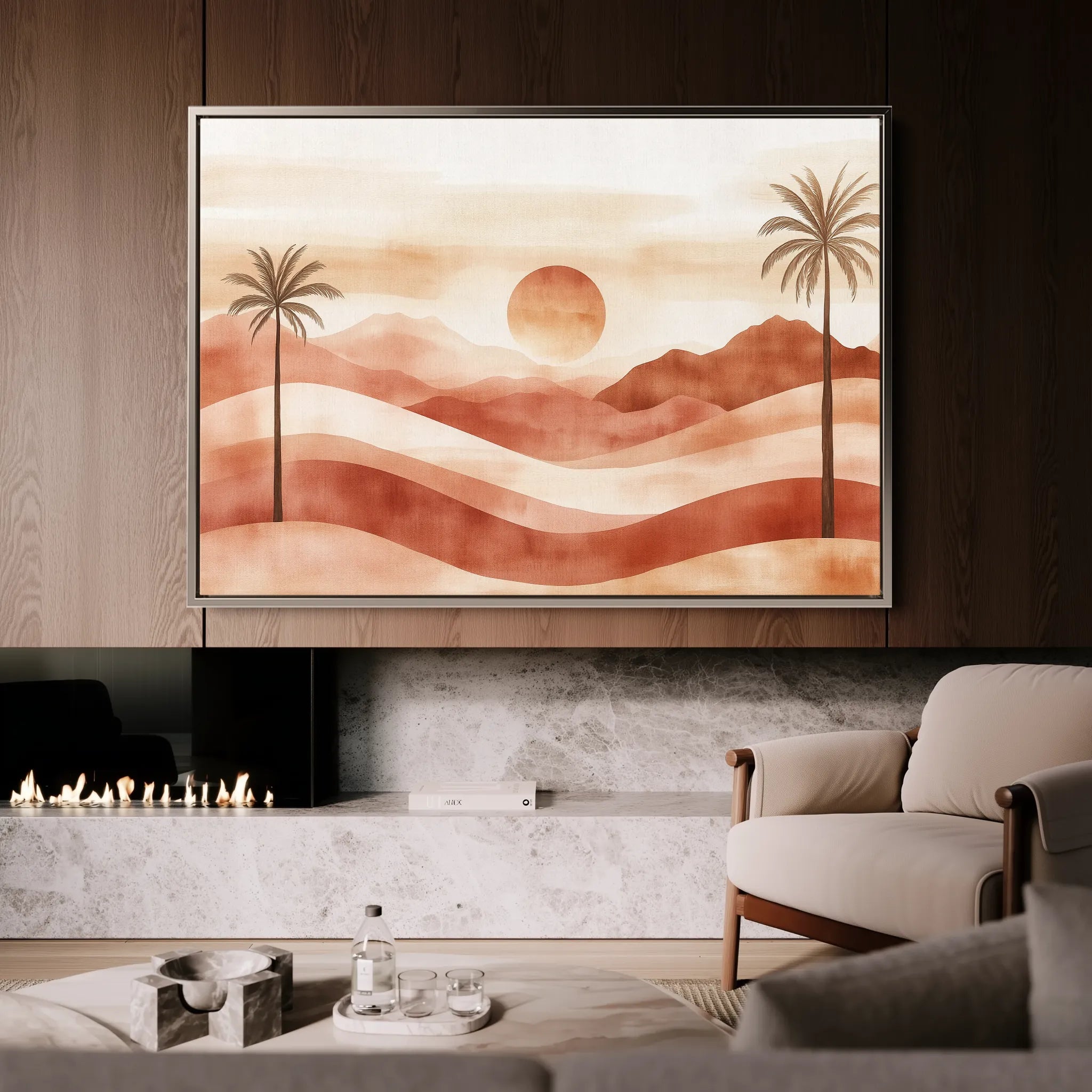 Boho Canvas Wall Art WAD093-BH 90 x 60 cm / Stretched on hidden frame