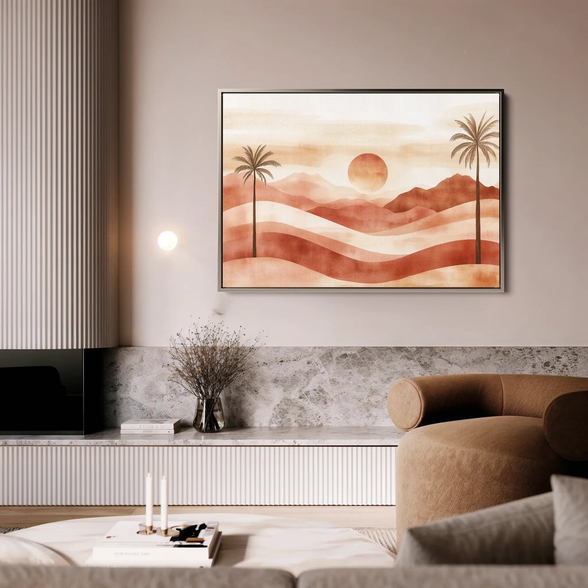 Boho Canvas Wall Art WAD093-BH 90 x 60 cm / Stretched on hidden frame