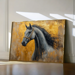 Horses 093 Canvas Art 90 x 60 cm / Stretched on hidden frame