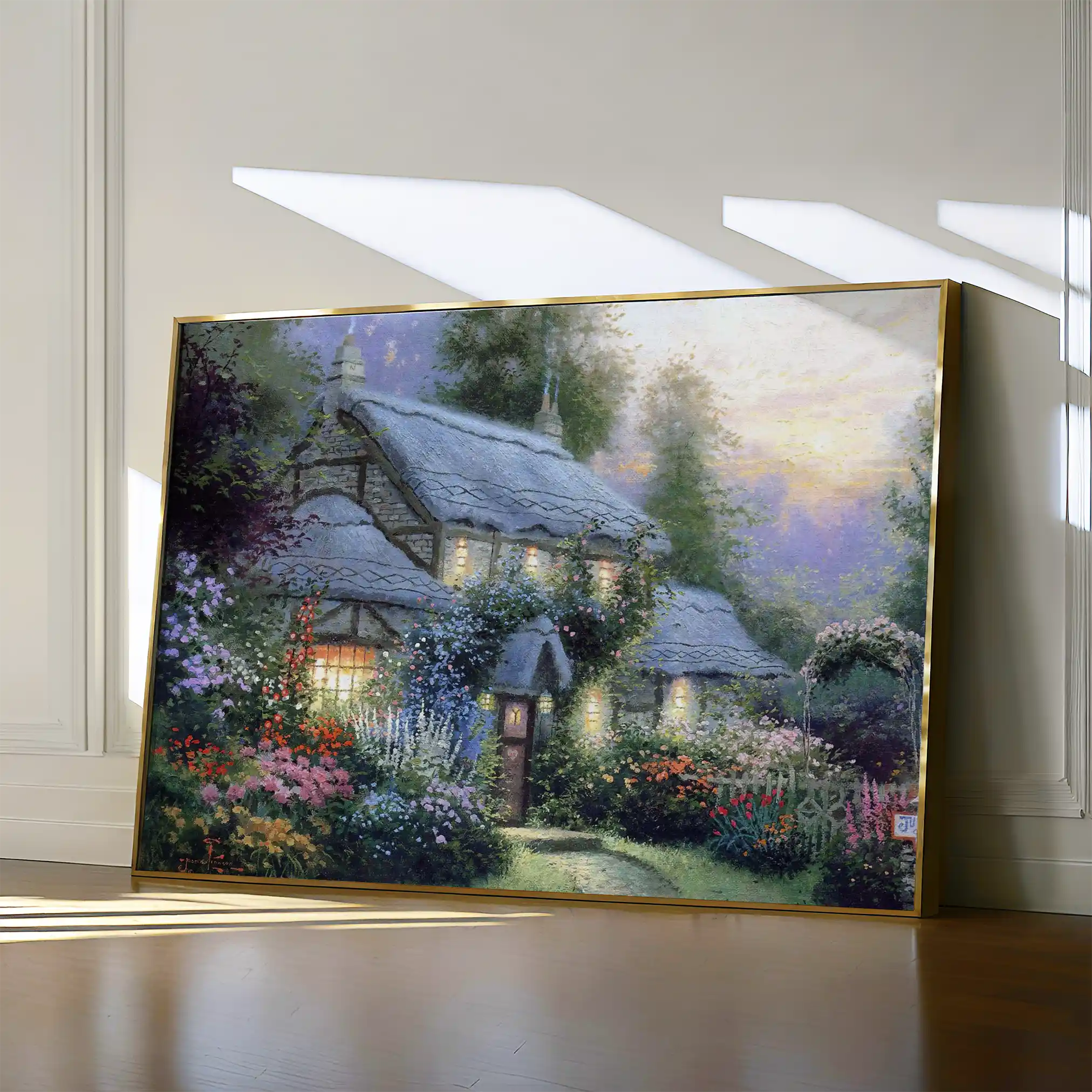 Landscape 093 Canvas Art 90 x 60 cm / Stretched on hidden frame