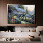 Landscape 093 Canvas Art 90 x 60 cm / Stretched on hidden frame