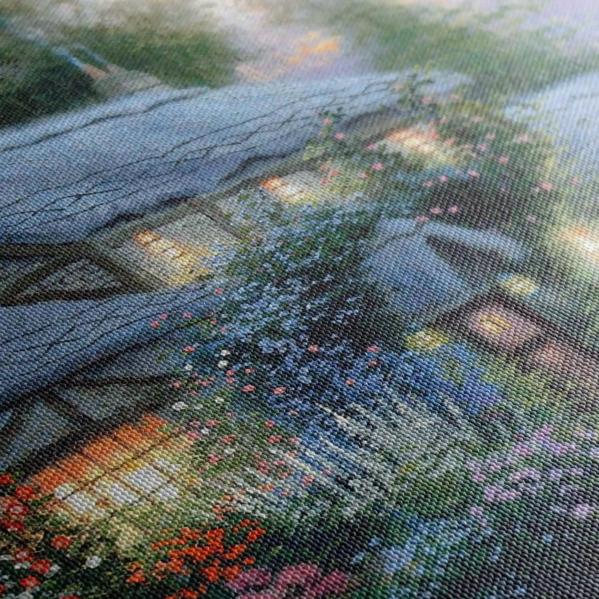 Landscape 093 Canvas Art 90 x 60 cm / Stretched on hidden frame