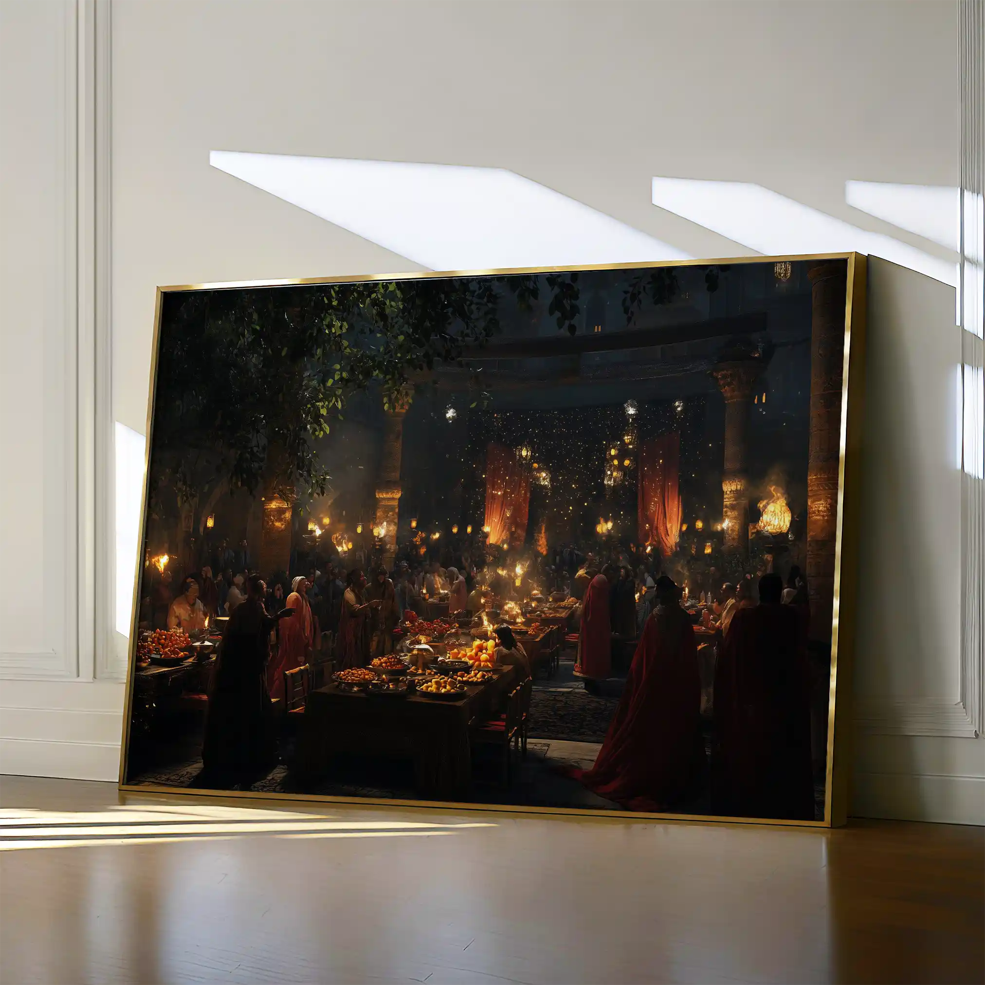 Orientalist 093 Canvas Art 90 x 60 cm / Stretched on hidden frame