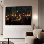 Orientalist 093 Canvas Art 90 x 60 cm / Stretched on hidden frame