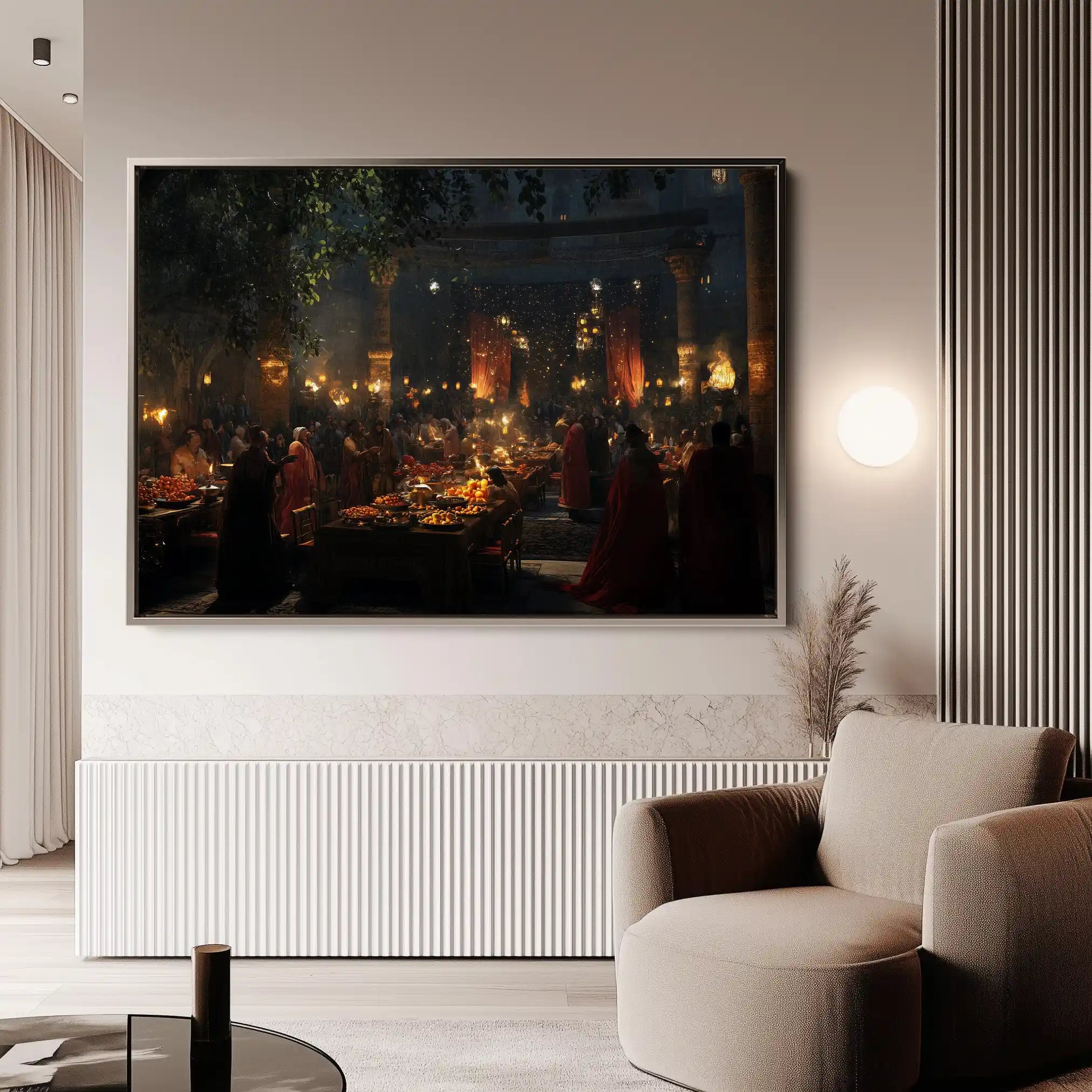 Orientalist 093 Canvas Art 90 x 60 cm / Stretched on hidden frame