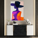 Portrait 093 Canvas Art 90 x 60 cm / Stretched on hidden frame