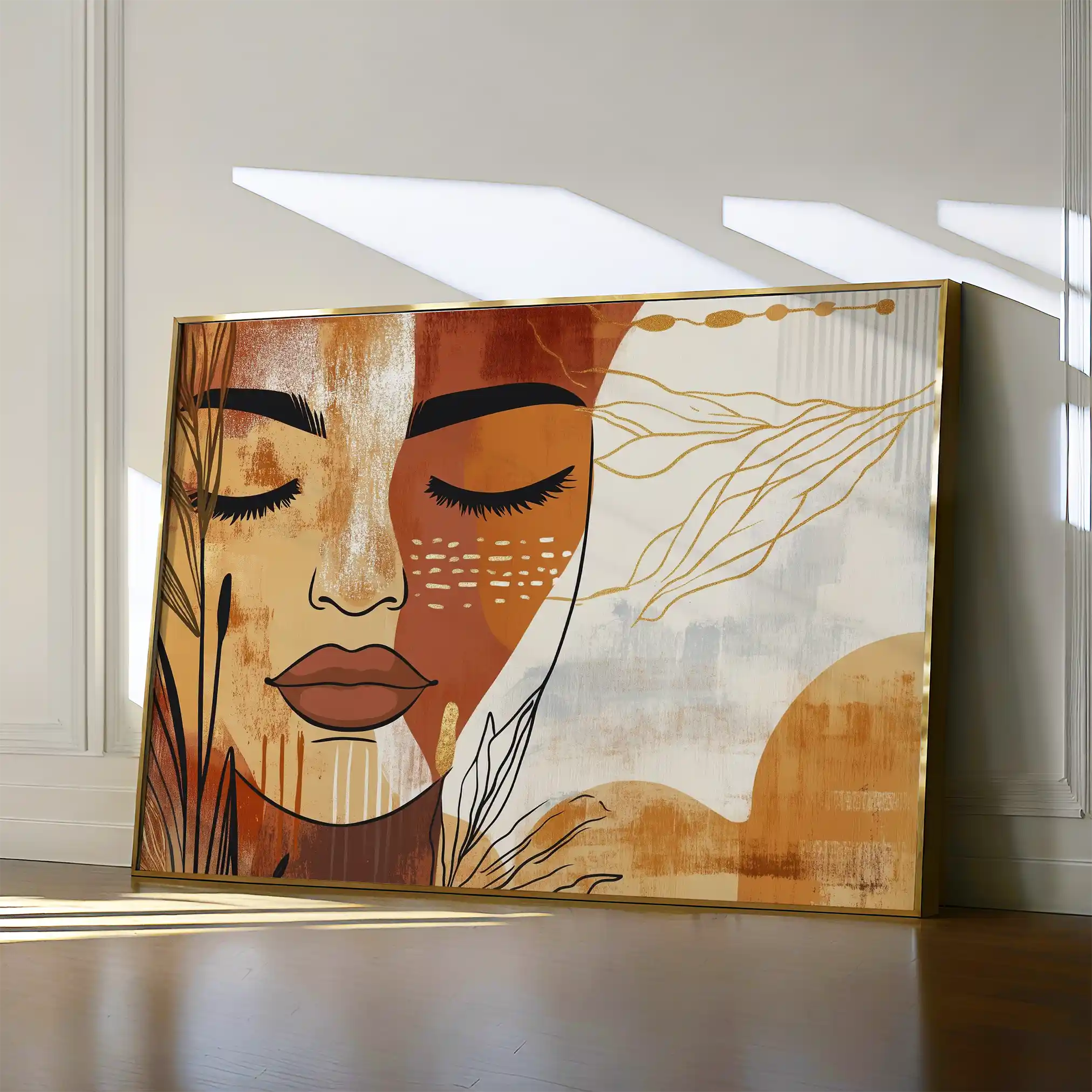 Boho 094 Canvas Art 90 x 60 cm / Stretched on hidden frame