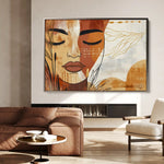 Boho 094 Canvas Art 90 x 60 cm / Stretched on hidden frame
