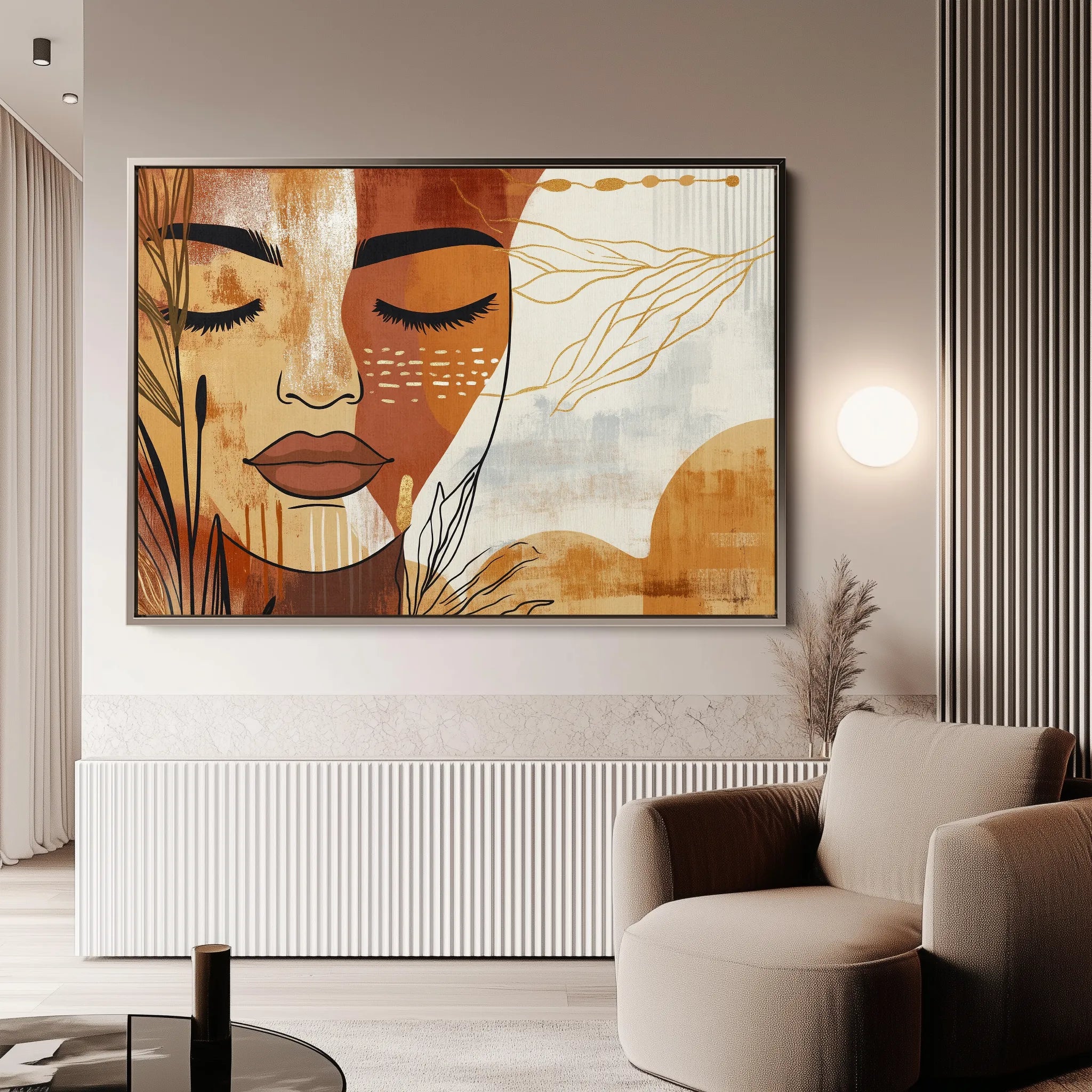Boho Canvas Wall Art WAD094-BH 90 x 60 cm / Stretched on hidden frame