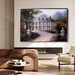 Landscape 094 Canvas Art 90 x 60 cm / Stretched on hidden frame