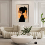 Portrait 094 Canvas Art 90 x 60 cm / Stretched on hidden frame