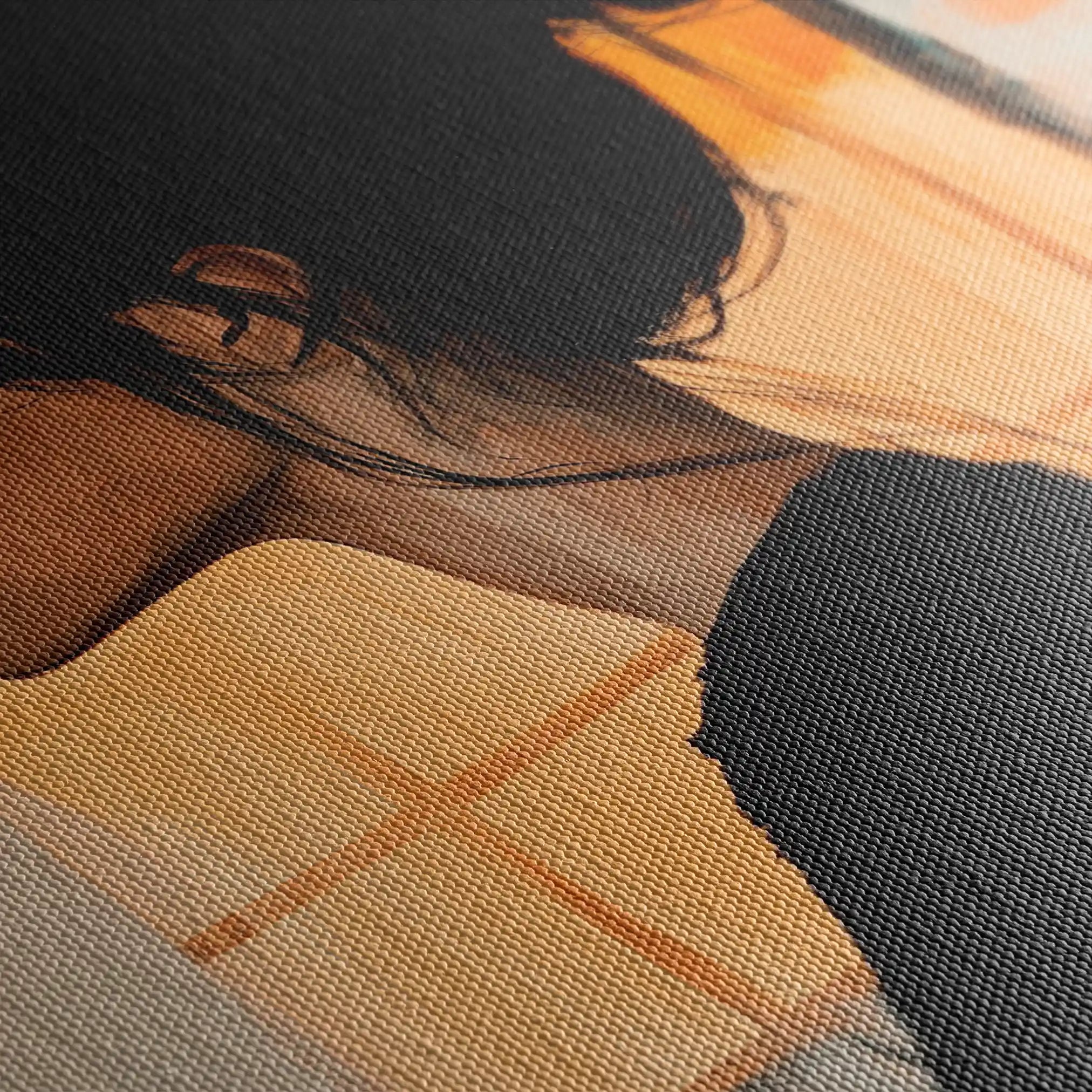 Portrait 094 Canvas Art 90 x 60 cm / Stretched on hidden frame