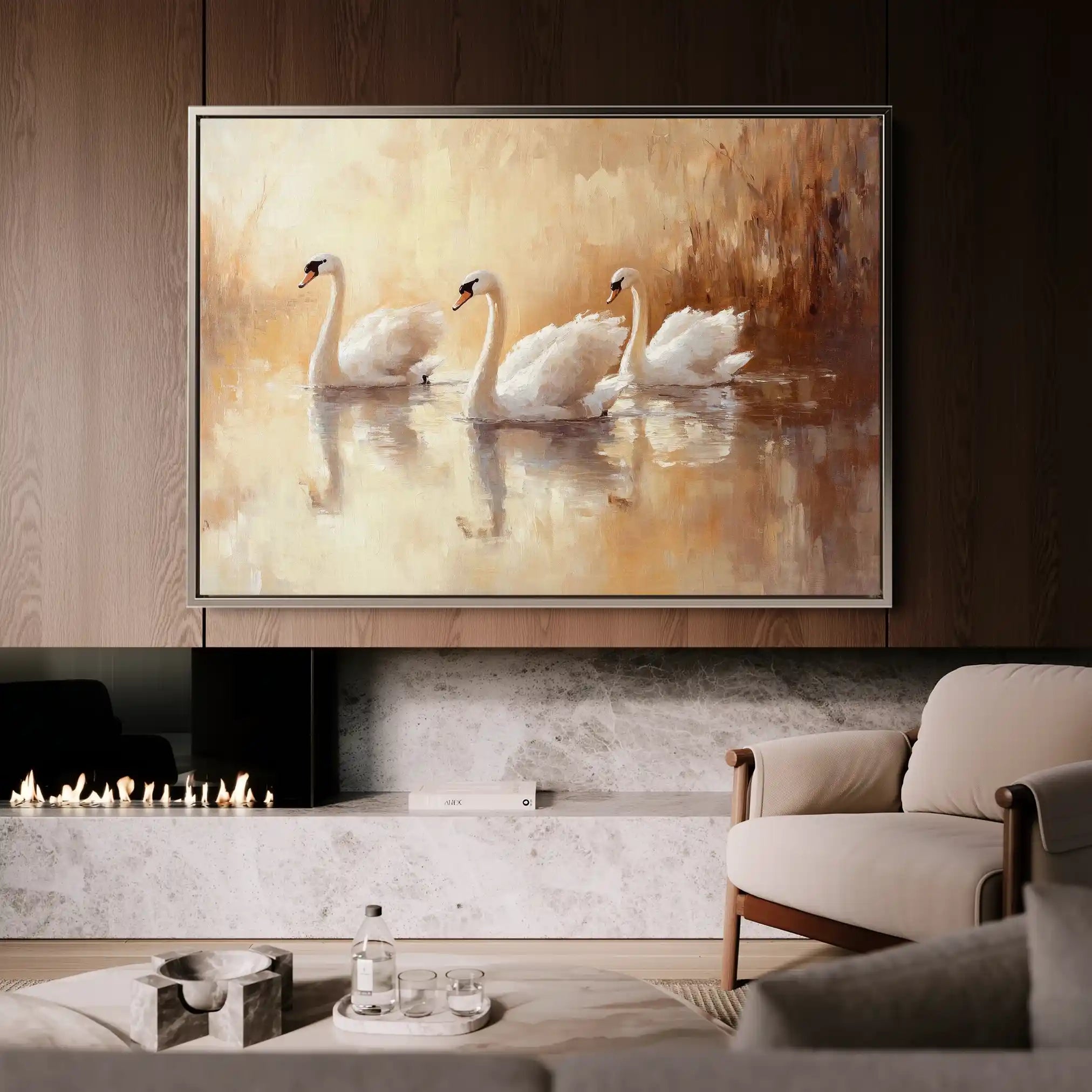 Animals 095 Canvas Art 90 x 60 cm / Stretched on hidden frame