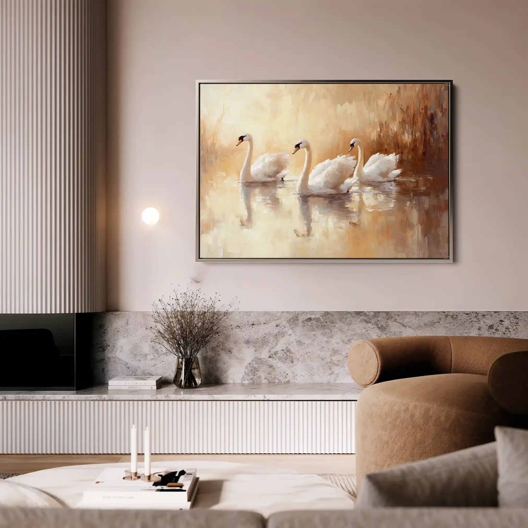 Animals 095 Canvas Art 90 x 60 cm / Stretched on hidden frame