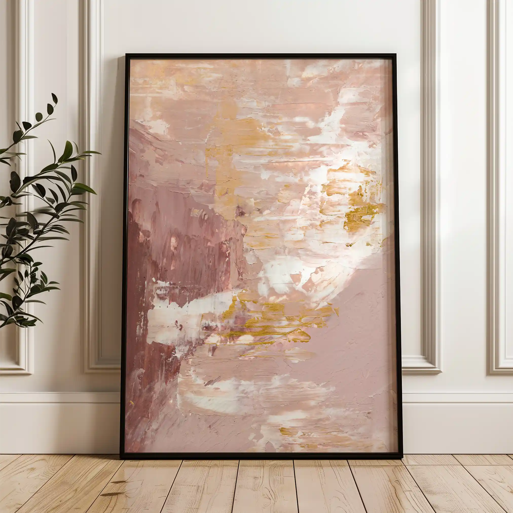 Abstract 095 Canvas Art 60 x 40 cm / Stretched on hidden frame