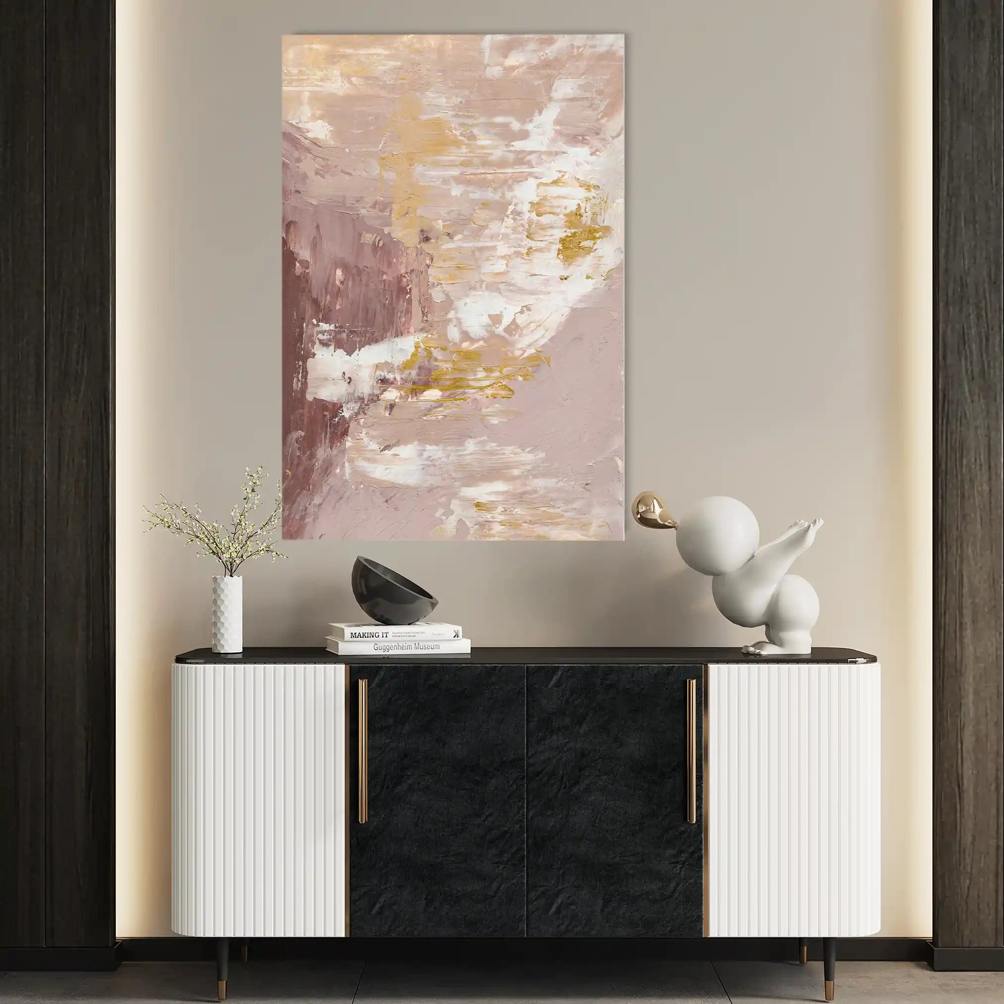 Abstract 095 Canvas Art 60 x 40 cm / Stretched on hidden frame