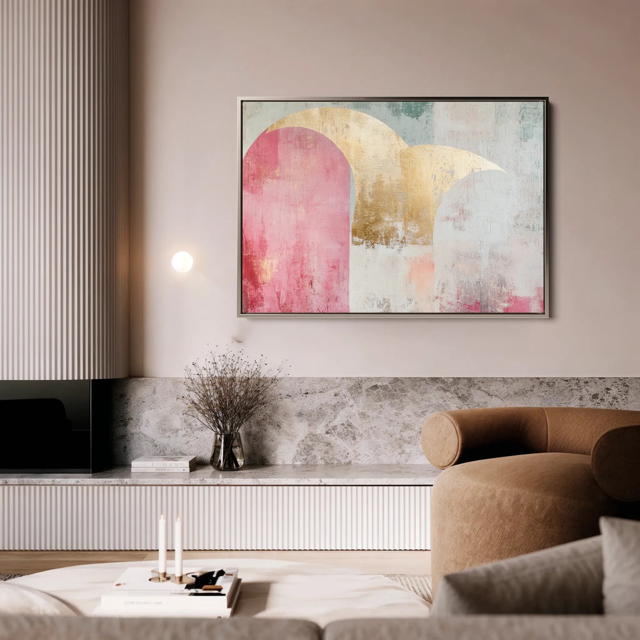 Boho Canvas Wall Art WAD095-BH 90 x 60 cm / Stretched on hidden frame