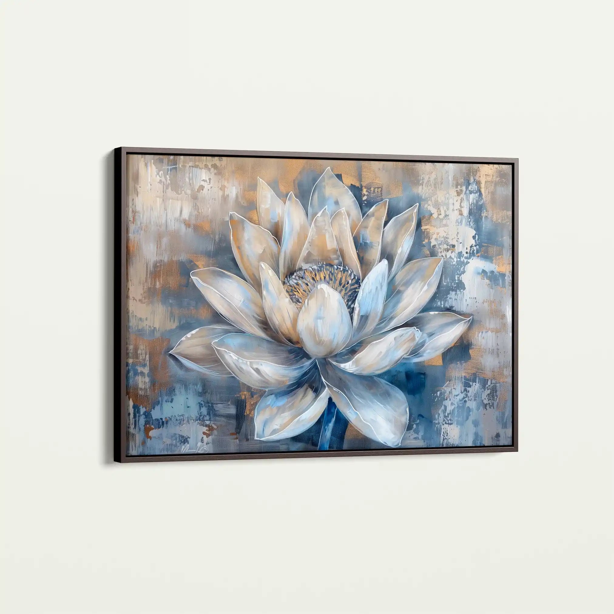 Floral Canvas Wall Art WAD095-F 90 x 60 cm / Stretched on hidden frame