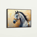 Horses 095 Canvas Art 90 x 60 cm / Stretched on hidden frame