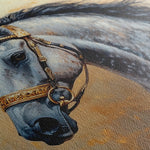 Horses 095 Canvas Art 90 x 60 cm / Stretched on hidden frame