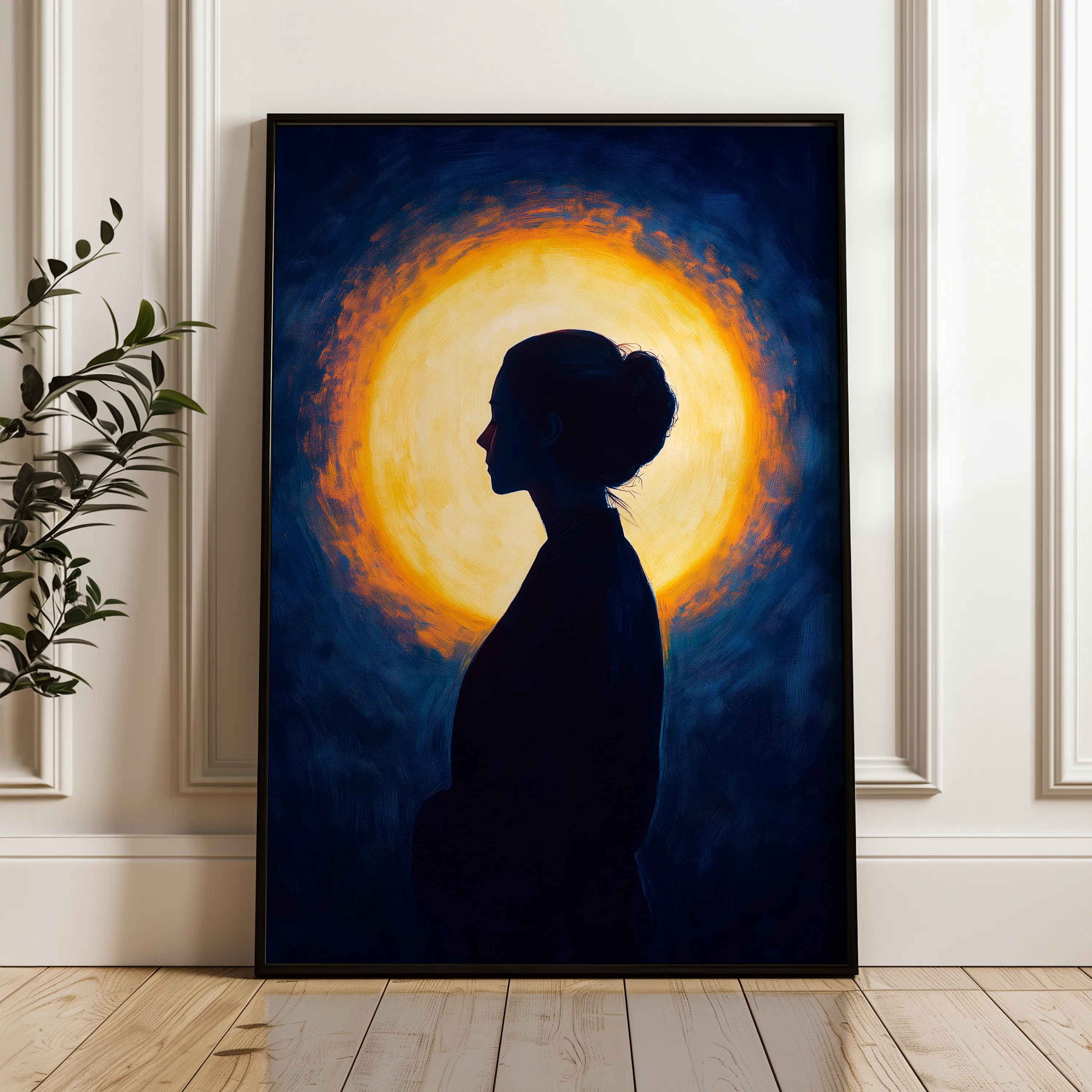 Portrait Canvas Wall Art WAD095-P 90 x 60 cm / Stretched on hidden frame
