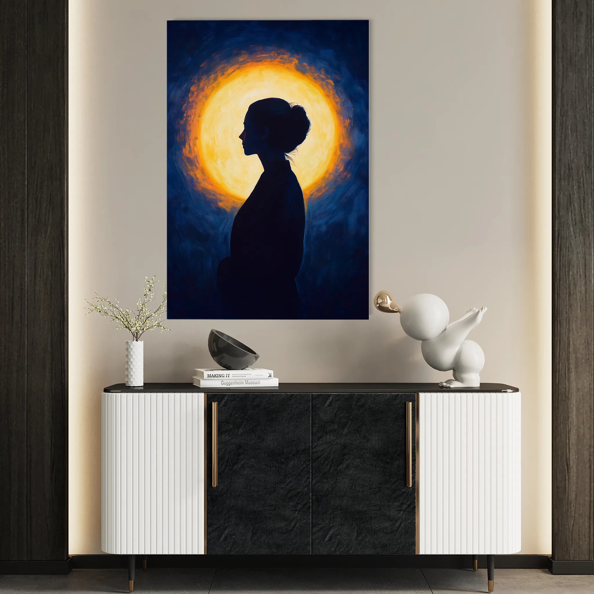 Portrait Canvas Wall Art WAD095-P 90 x 60 cm / Stretched on hidden frame