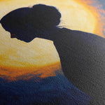 Portrait 095 Canvas Art 90 x 60 cm / Stretched on hidden frame