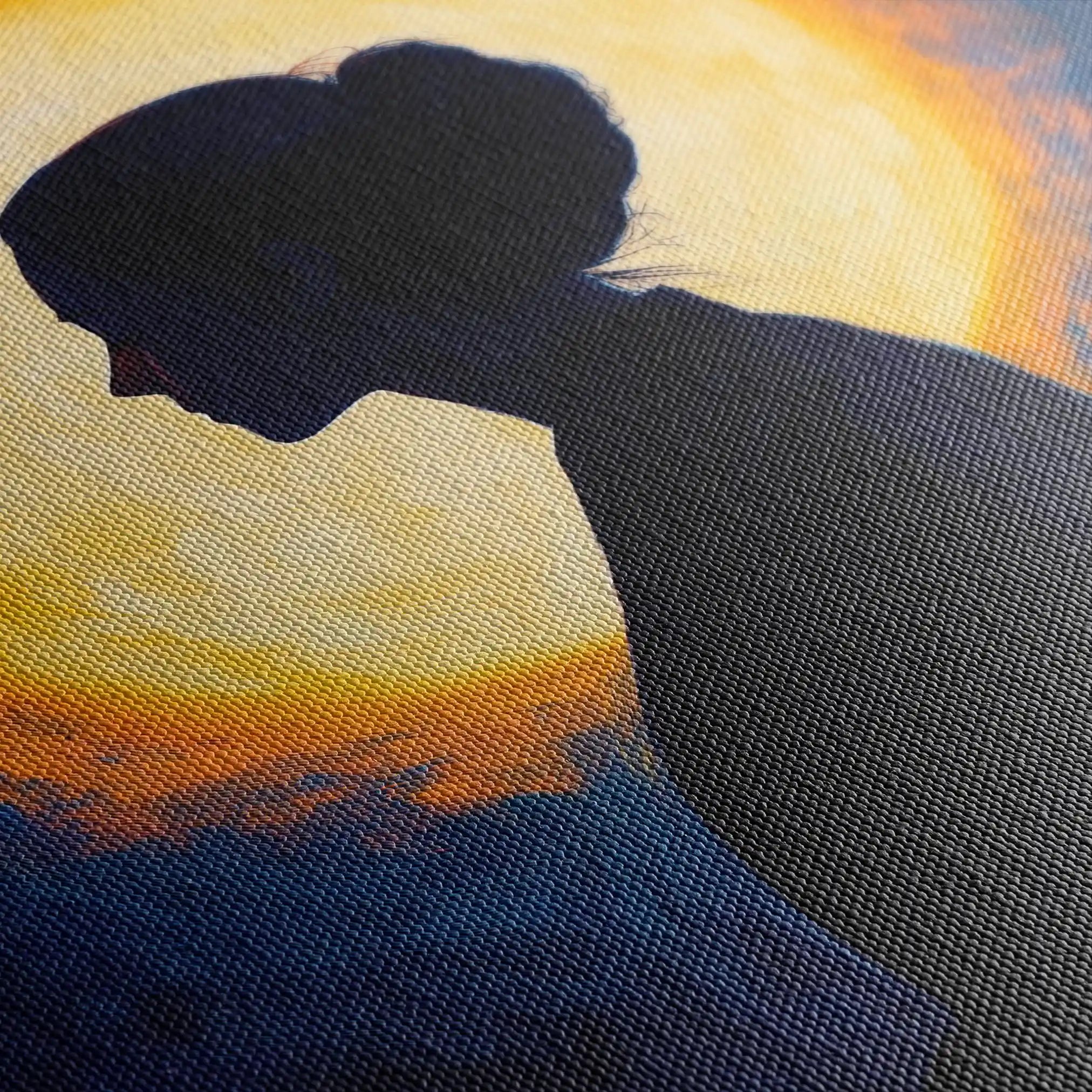 Portrait 095 Canvas Art 90 x 60 cm / Stretched on hidden frame