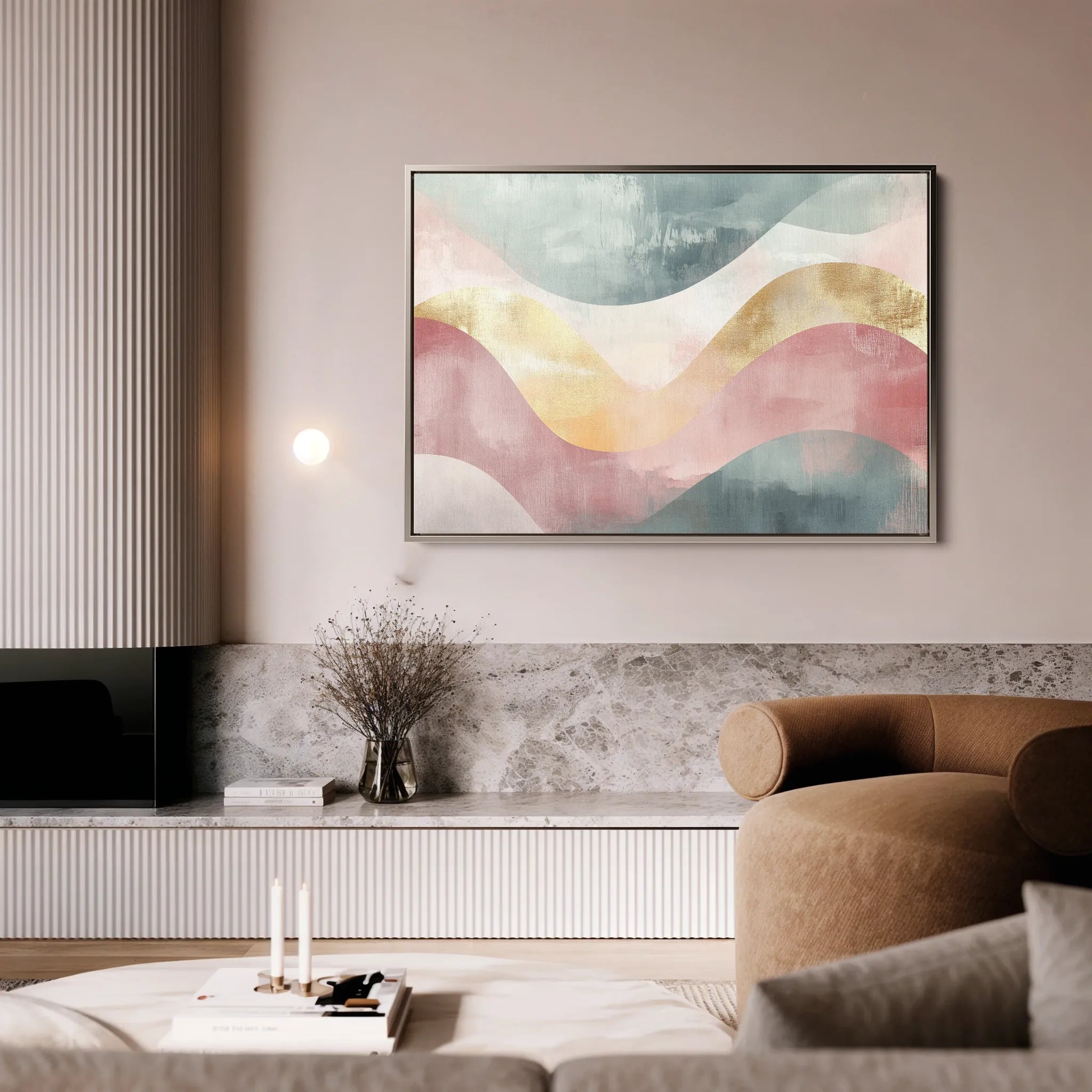 Boho Canvas Wall Art WAD096-BH 90 x 60 cm / Stretched on hidden frame