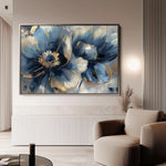 Floral Canvas Wall Art WAD096-F 90 x 60 cm / Stretched on hidden frame