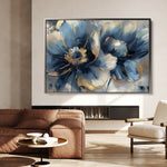 Floral Canvas Wall Art WAD096-F 90 x 60 cm / Stretched on hidden frame