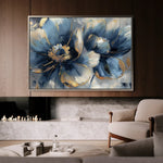 Floral Canvas Wall Art WAD096-F 90 x 60 cm / Stretched on hidden frame