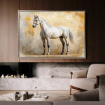 Horses 096 Canvas Art 90 x 60 cm / Stretched on hidden frame