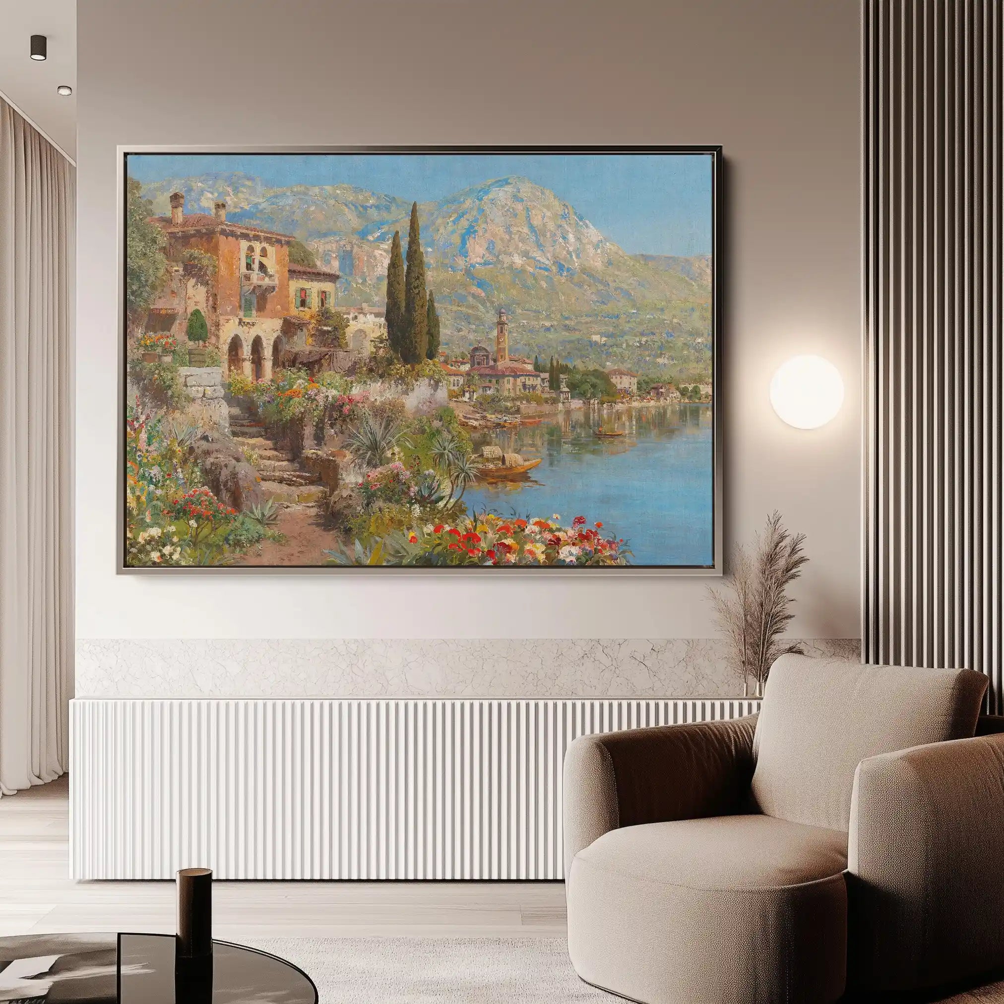 Landscape 096 Canvas Art 90 x 60 cm / Stretched on hidden frame