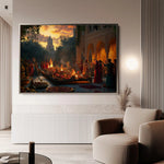 Orientalist 096 Canvas Art 90 x 60 cm / Stretched on hidden frame