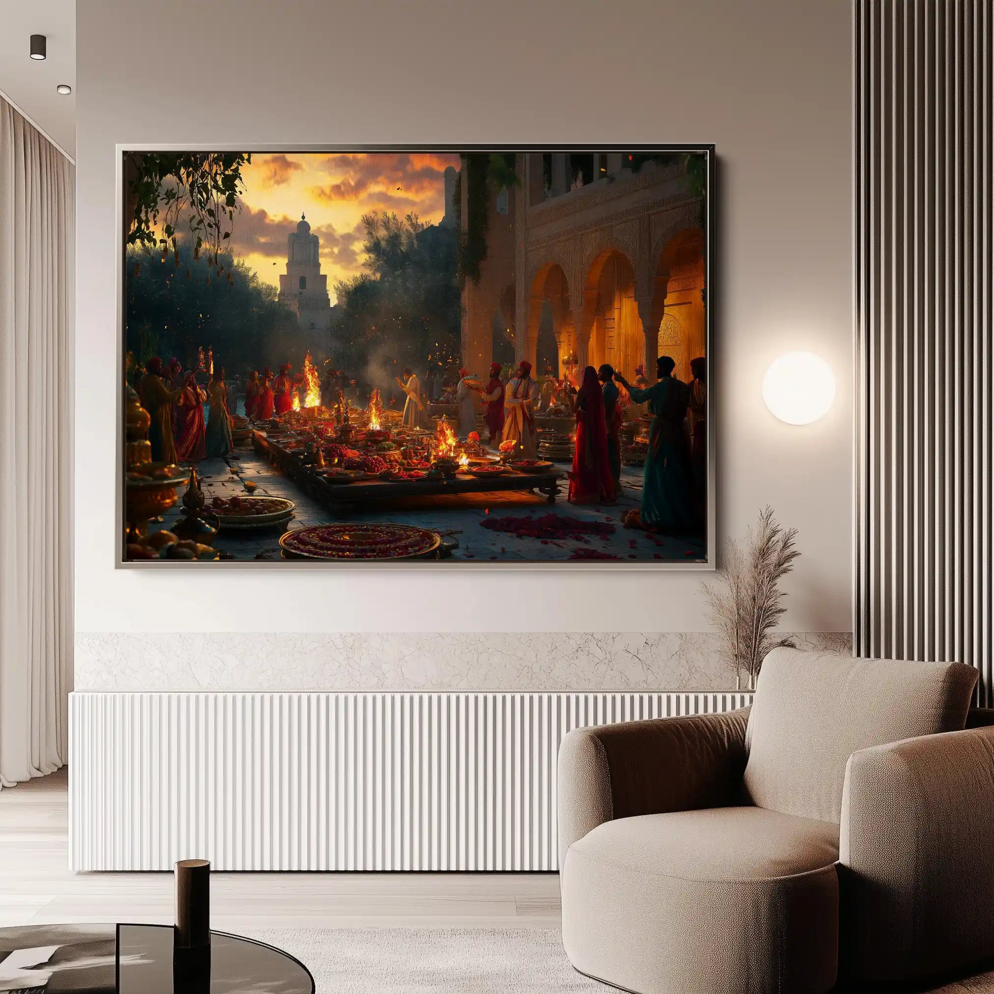 Orientalist 096 Canvas Art 90 x 60 cm / Stretched on hidden frame
