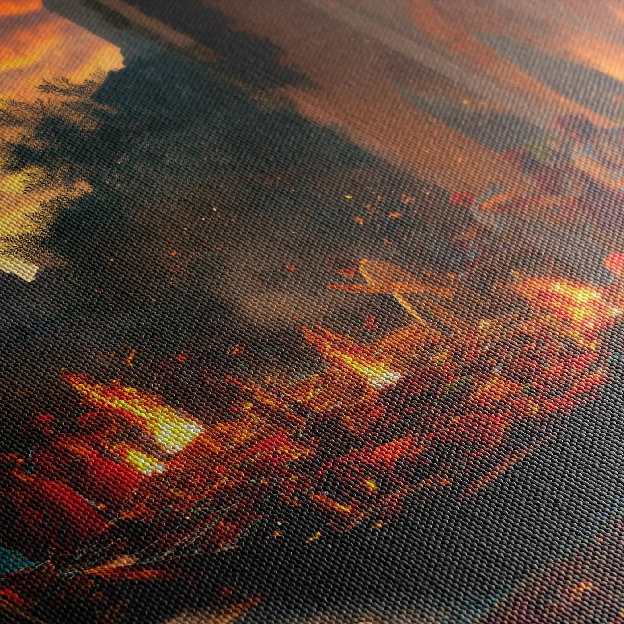 Orientalist 096 Canvas Art 90 x 60 cm / Stretched on hidden frame