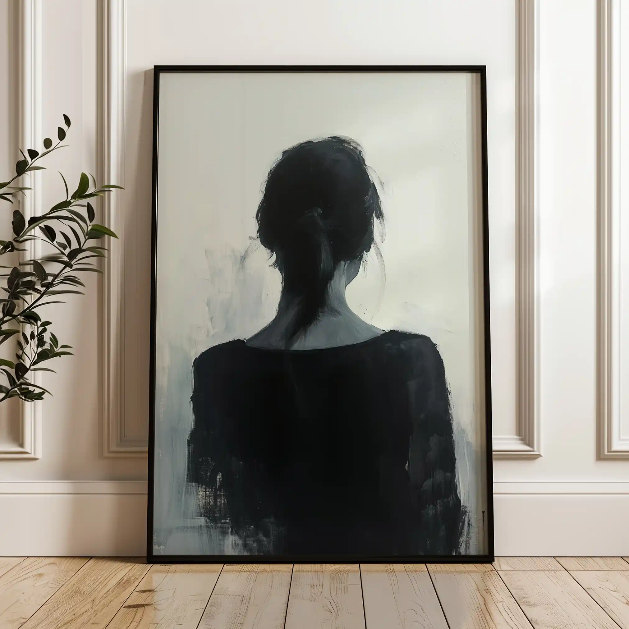 Portrait 096 Canvas Art 90 x 60 cm / Stretched on hidden frame