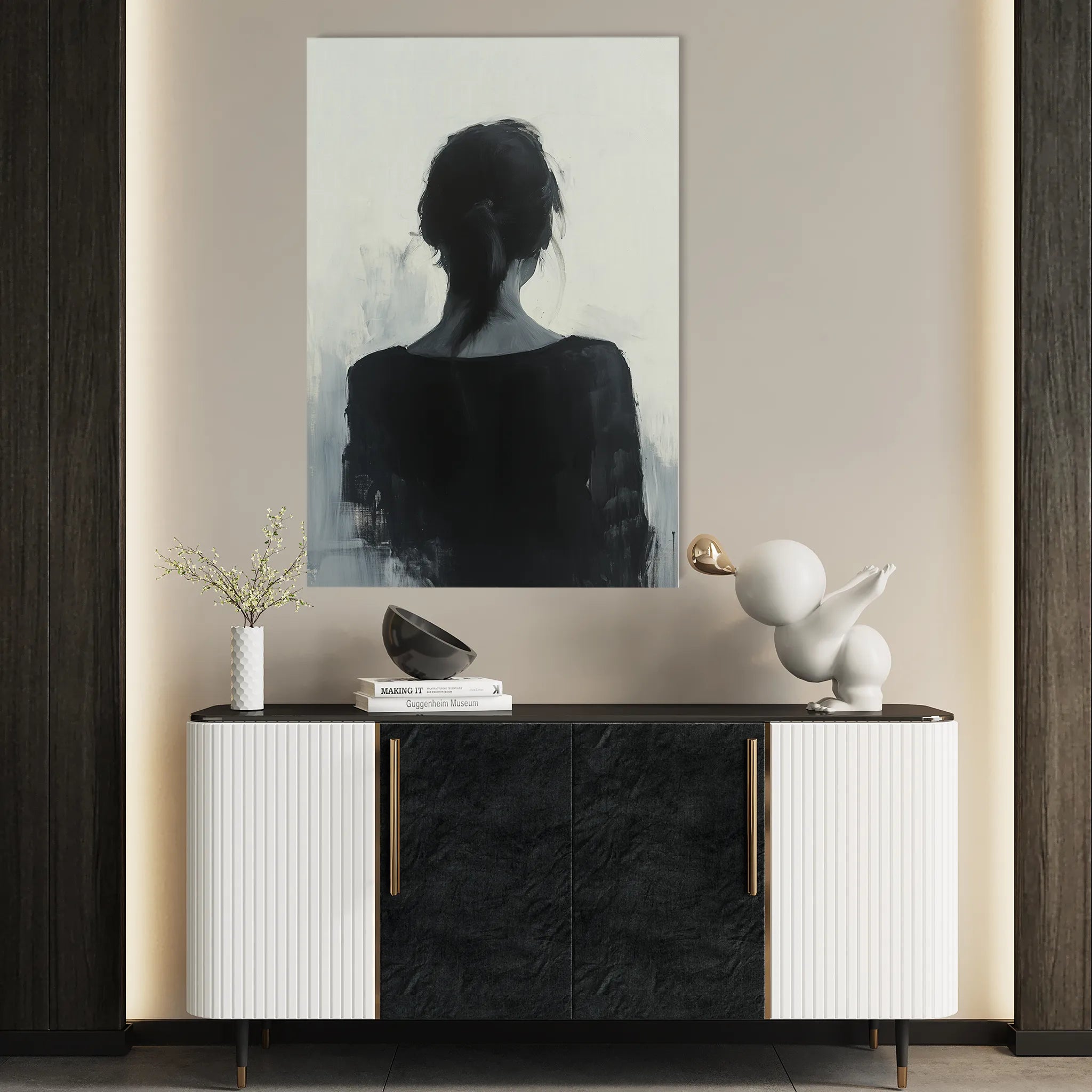 Portrait Canvas Wall Art WAD096-P 90 x 60 cm / Stretched on hidden frame